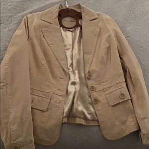 Madison Tan Leather Jacket